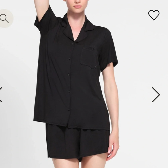 Skims sleep shirt sleeve button up - Picture 1 of 7
